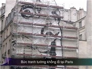 Bóng đá anh, ngoại hạng anh, lịch thi đấu euro 2012, Bức tranh tường khổng lồ tại Paris
